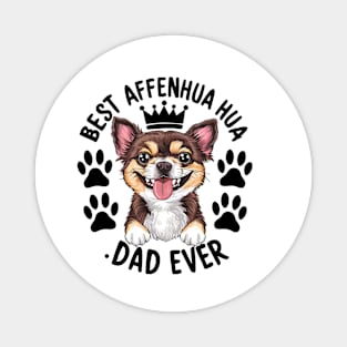 Best Affenhuahua Ever Funny Quote Vintage Dad Magnet